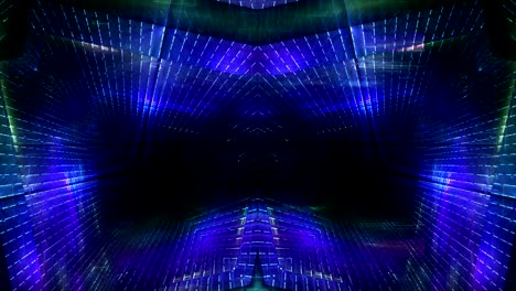 animación de fondo de luces coloridas