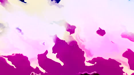 pintura abstracta de púrpura y blanco