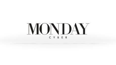 Eleganter-Cyber-Monday-Text-Auf-Weißem-Farbverlauf