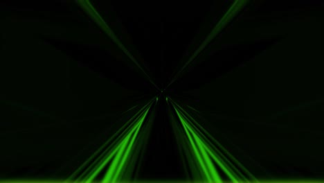 espectáculo de láser. luces verdes abstractas. fondo para la escena musical. bucle vj.
