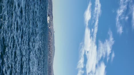 View of the Bosphorus Strait from a Boat