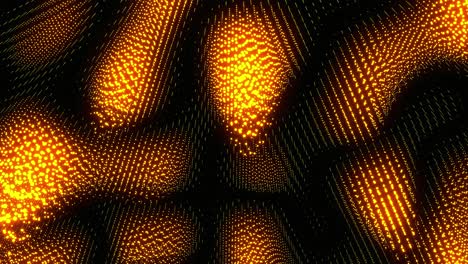 luces brillantes abstractas en un fondo oscuro