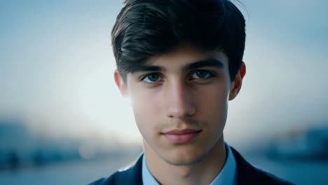 portrait of a young man in a suit