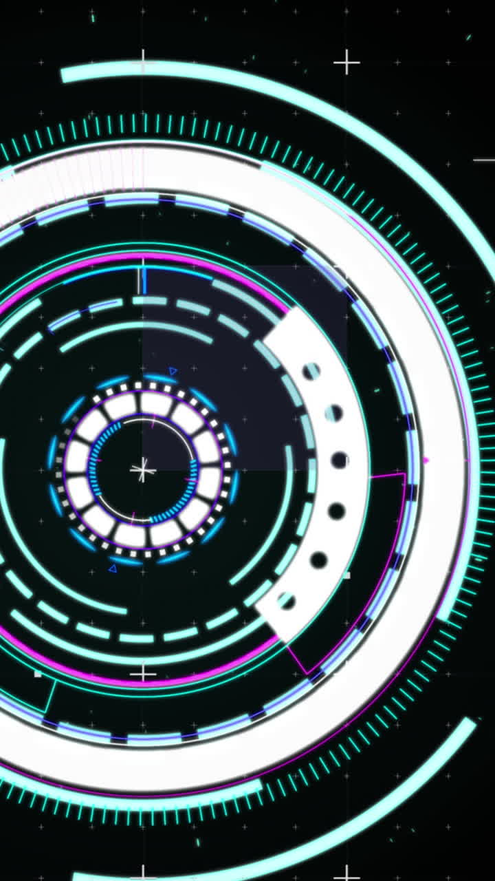 Animation of data processing over scope scanning
