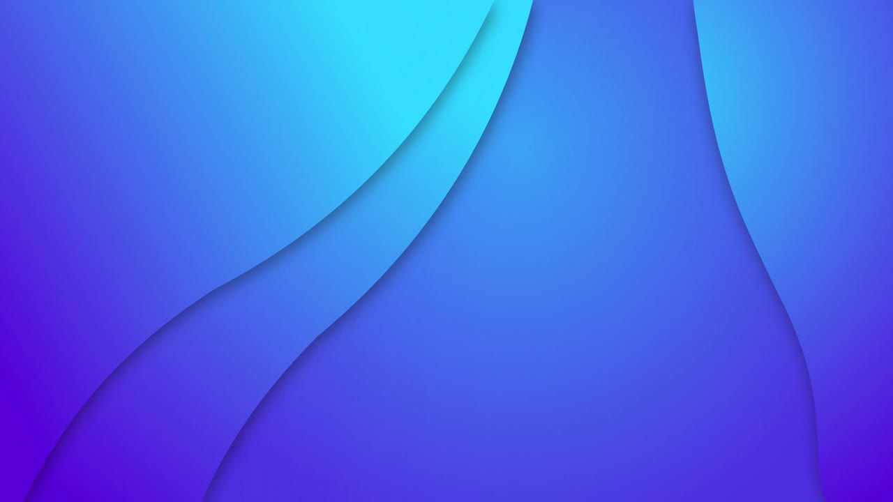 animación de líneas de gradiente azul ondulando en un bucle sin costuras