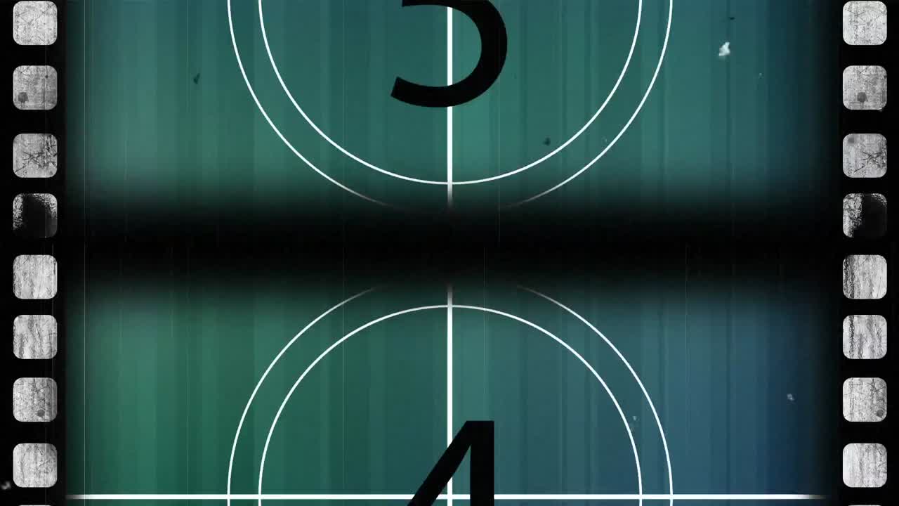 Digitally generated video of countdown