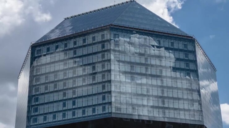 Hyperlapse della Biblioteca Nazionale Pubblica della Bielorussia