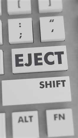 eject button pressing on keyboard vertical video