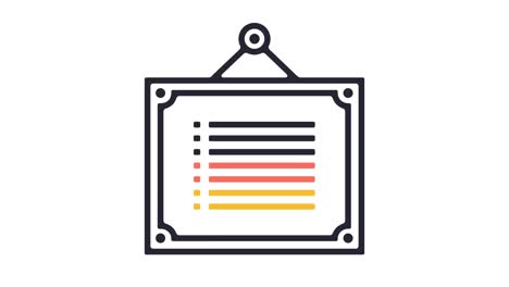 certificate icon animation