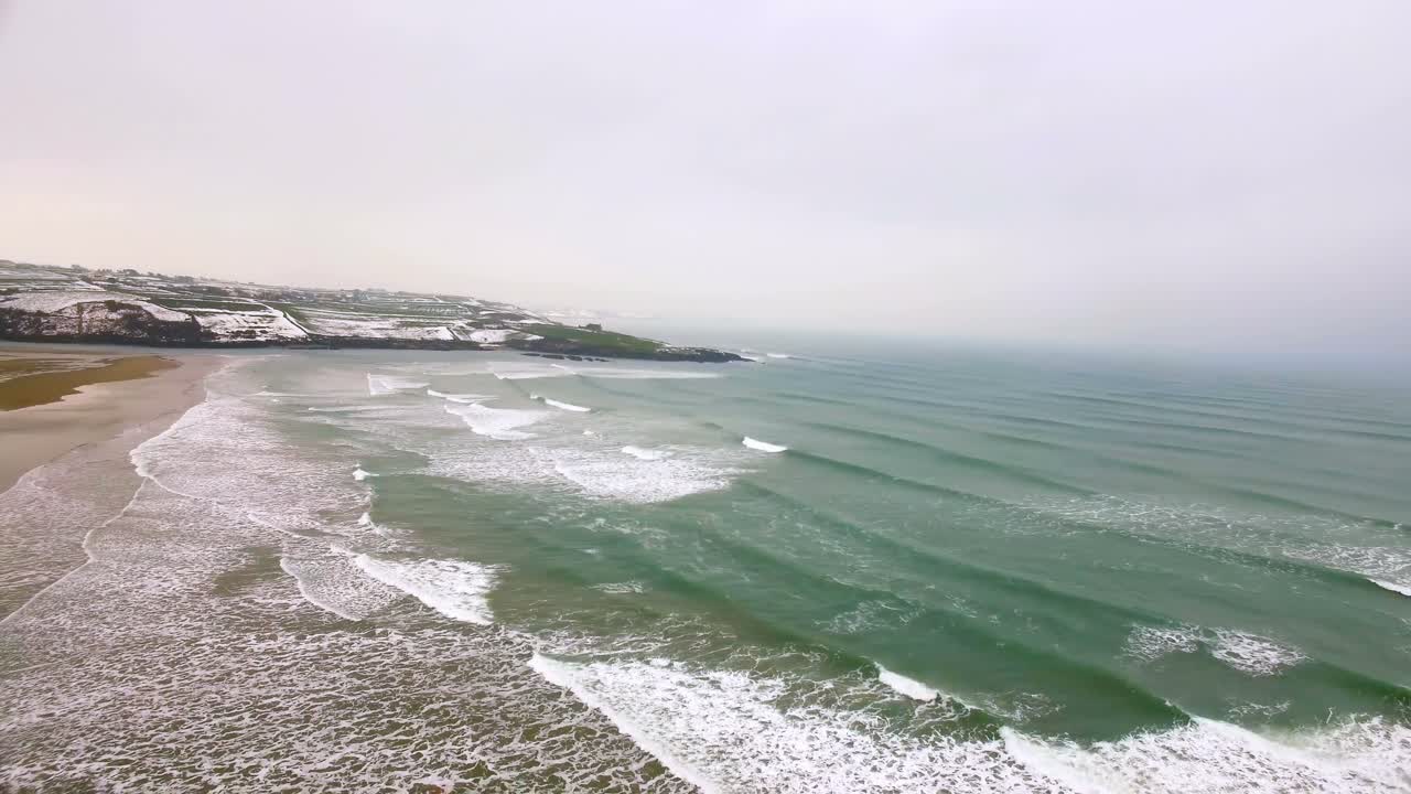 воздушный вид на море 4k