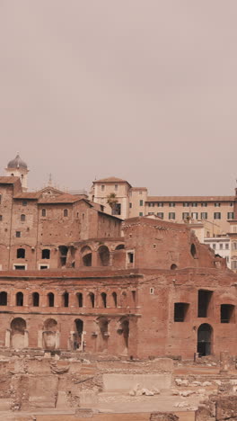 ancient roman forum in rome, italy