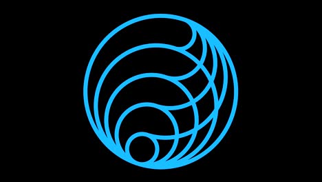 4k video model stroboscopic and hypnotic effect, in 16: 9 video format.