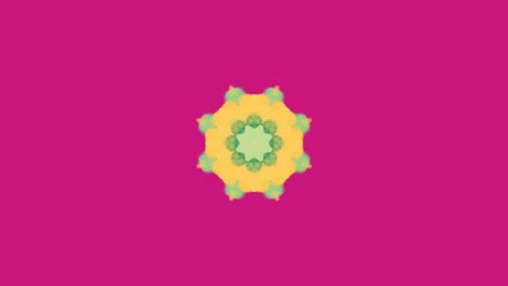fondo con patrón floral de caleidoscopio