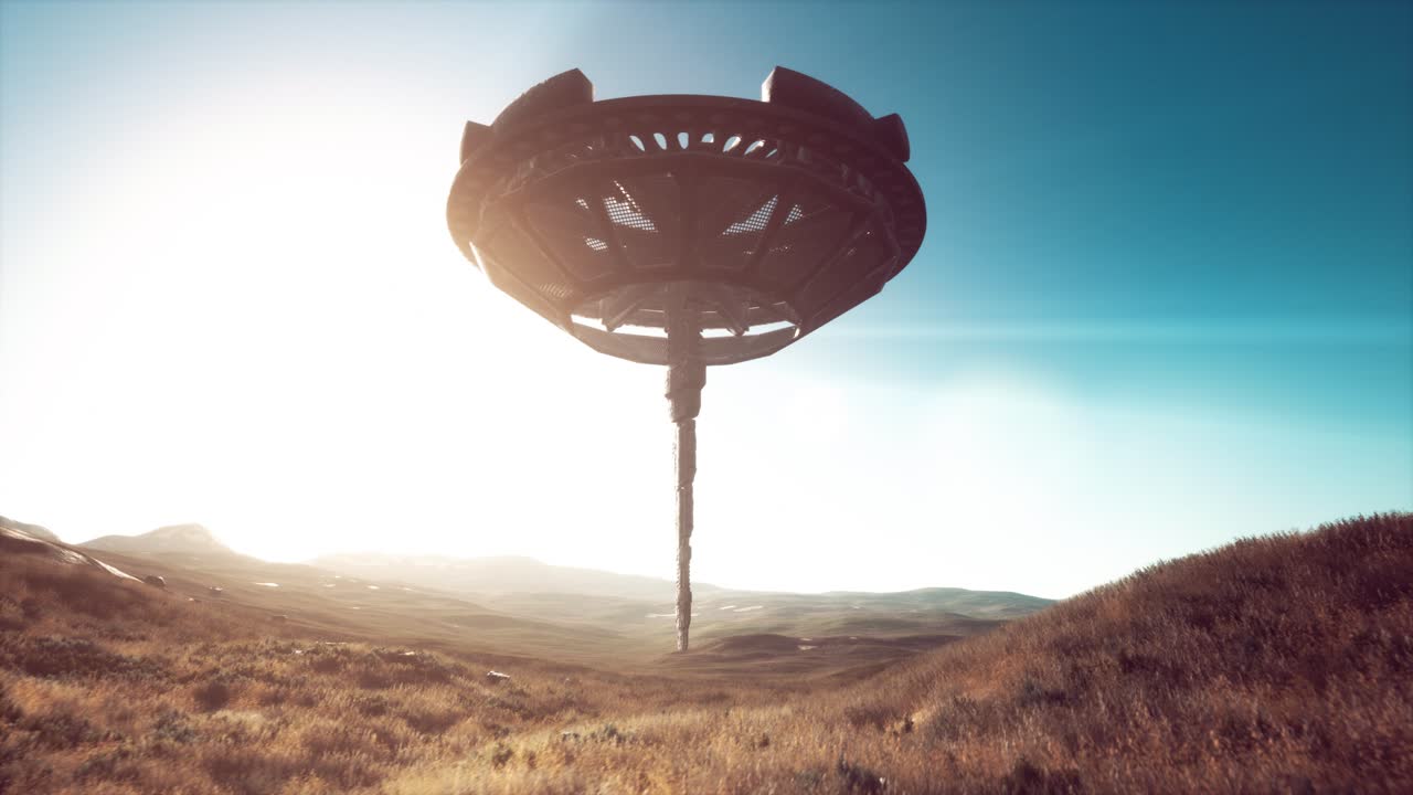 objeto volador no identificado en la tierra