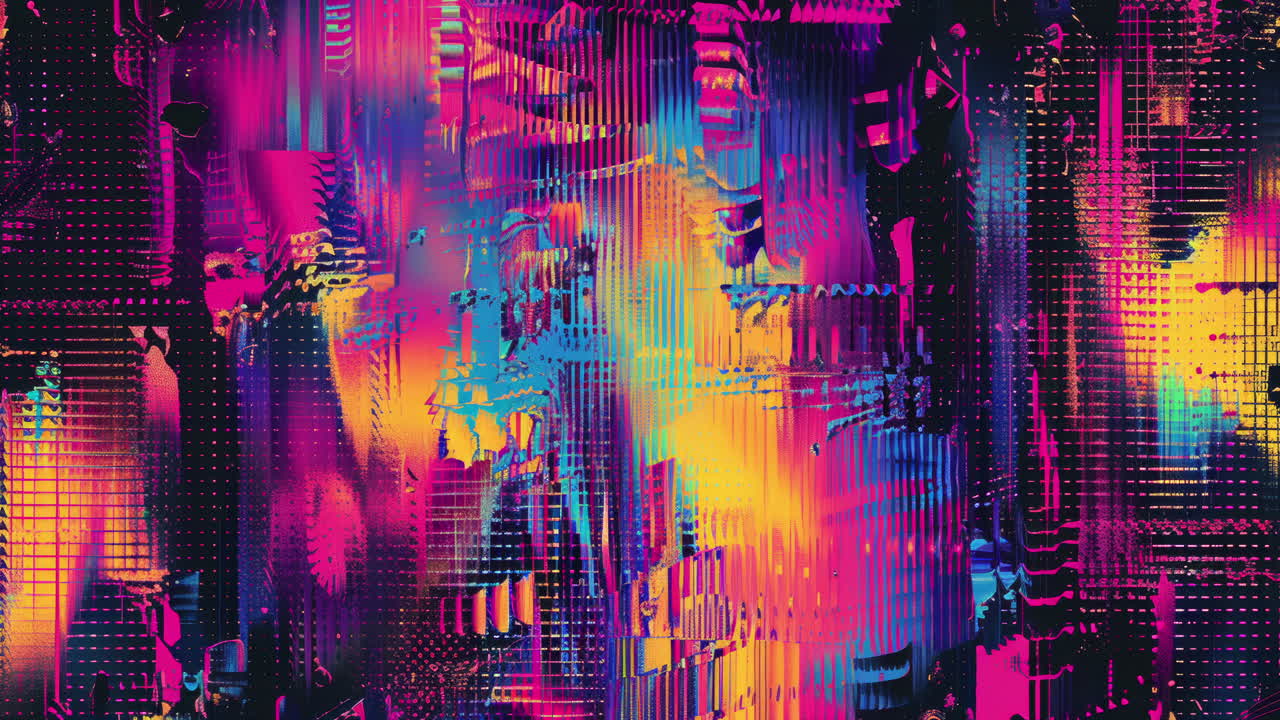 luces abstractas y movimiento