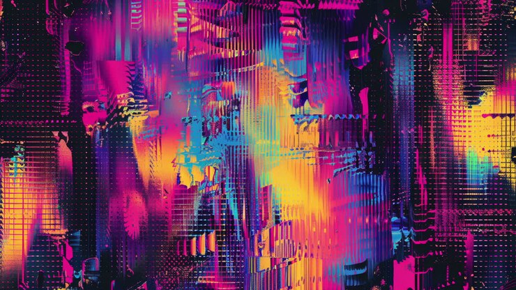 luci astratte e movimento