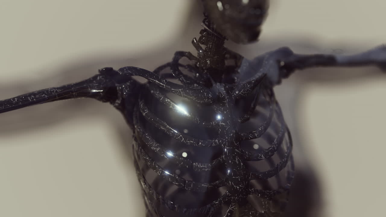 인간의 빛나는 골격  ⁇