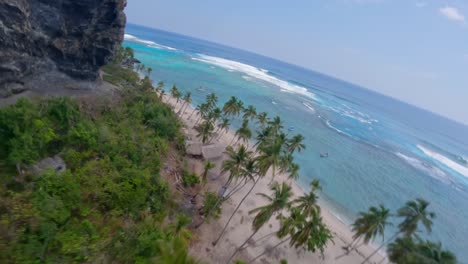 Fronton-Beach,-Las-Galeras-In-Der-Dominikanischen-Republik