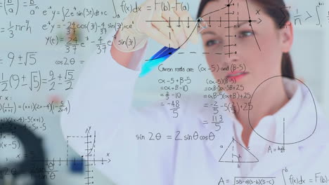 químico que estudia un líquido
