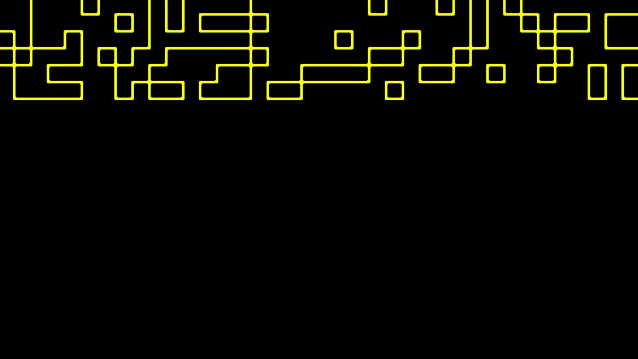 cuadros amarillos con un patrón parpadeante