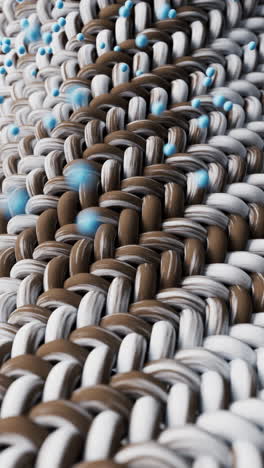 cleaning the wave cloth with microscopic details, 3d rendering