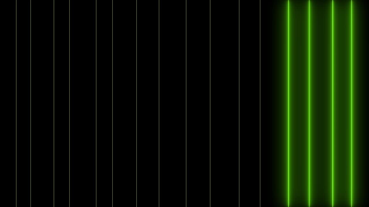 líneas de neón creativas abstractas, animación de bucle de barras.