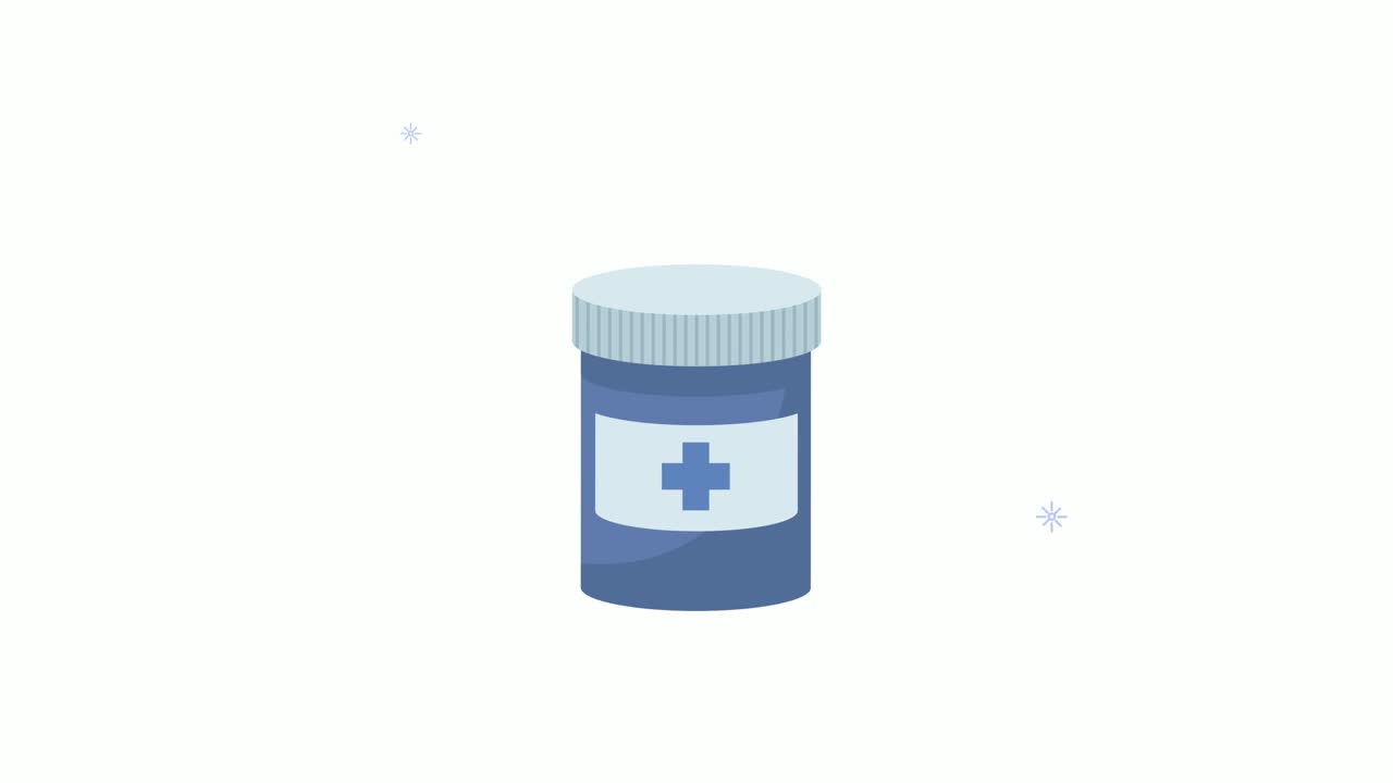 medical drugs medicine pot animation