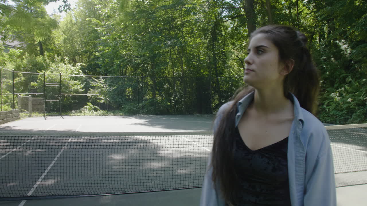 Dancer in tennis court 8