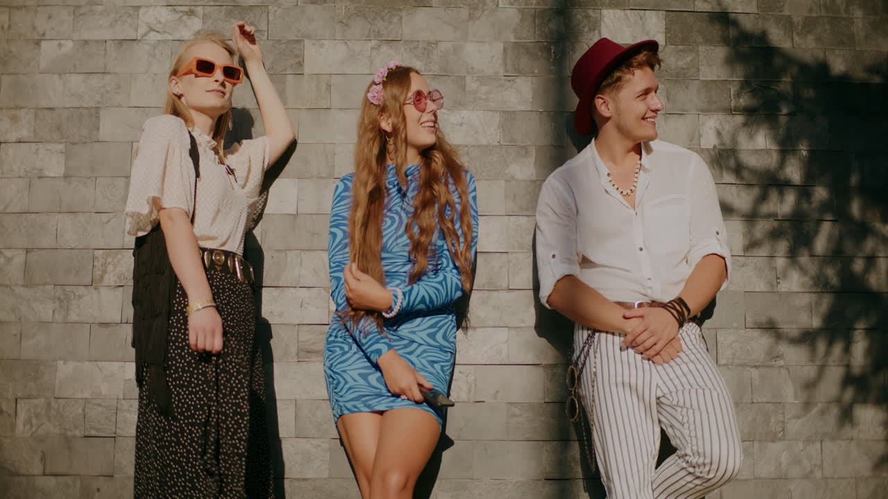 여름날을 즐기는 친구들