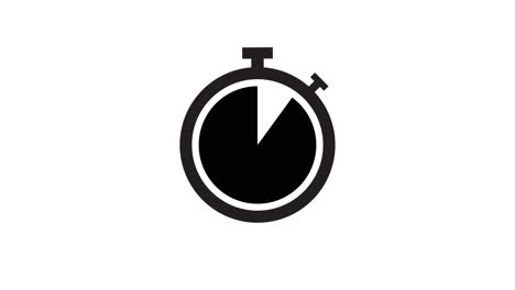 stopwatch or timer icon with elapsed time