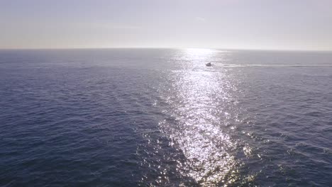 바다에서 보트