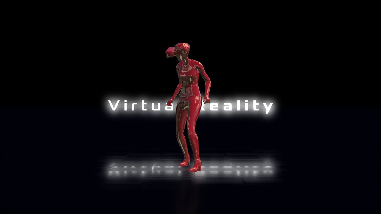 fondo de realidad virtual abstracta 4k