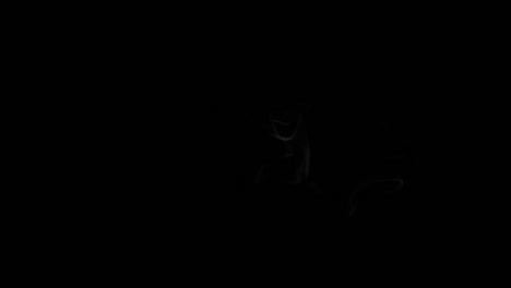 abstract smoke/vapor particles