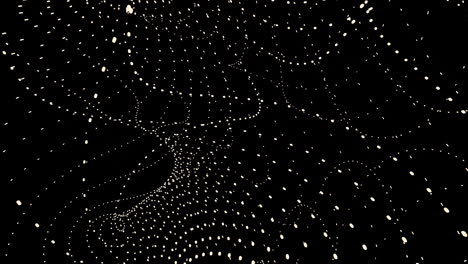 patrón de puntos abstractos