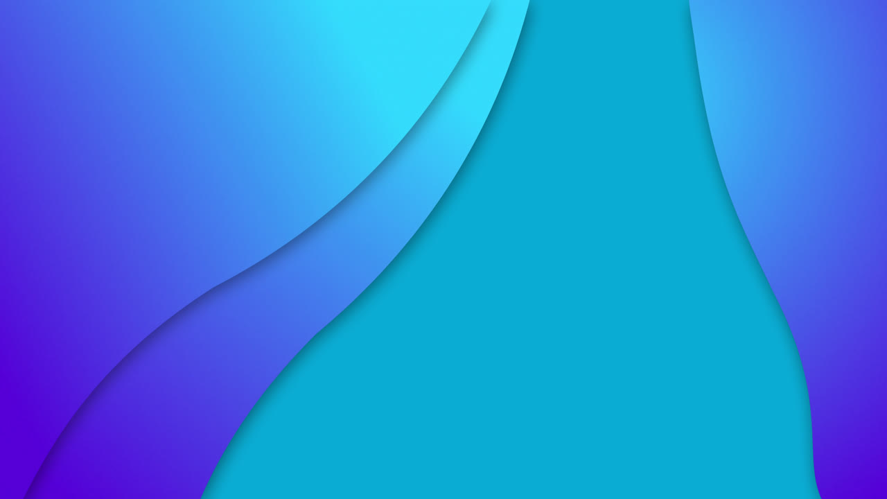 animación de ondas azules de gradiente que se mueven sobre un fondo azul