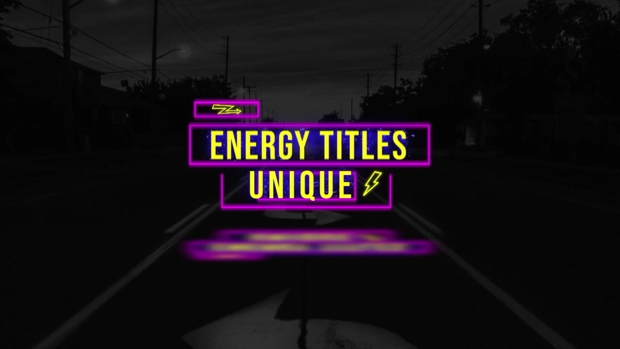 Dynamic Neon Glow Animated Titles Pack with Lower Thirds