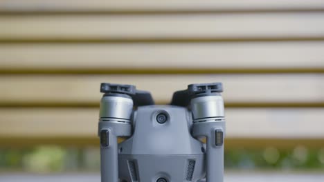 close-up of a drone's rear