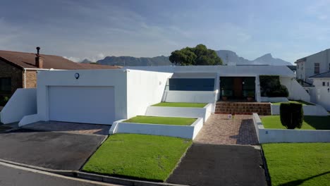 a suburban house in elfindale, a suburb of cape town, south africa.