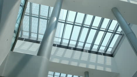 interior of modern shopping mall