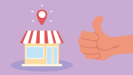 reseña positiva para una empresa local