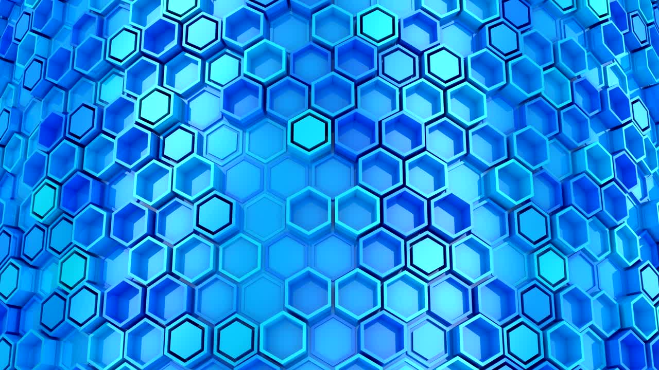 el fondo de los hexágonos