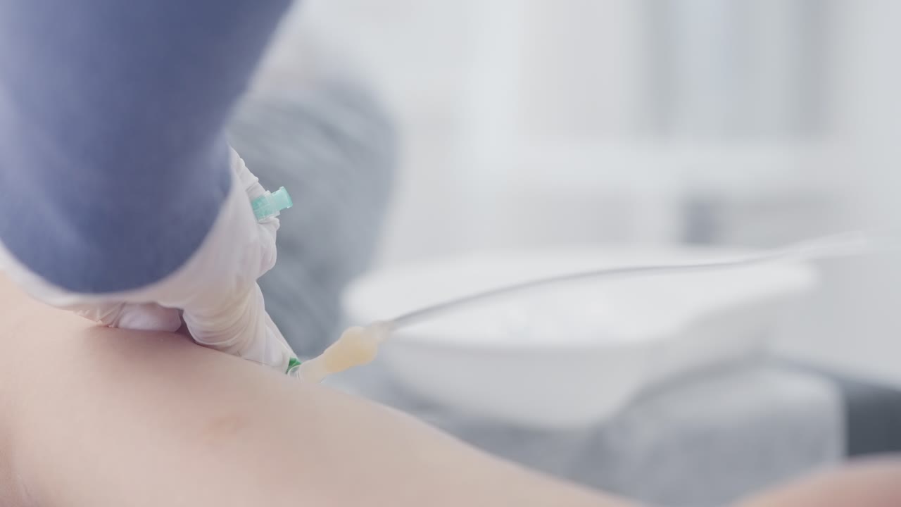 procedimiento de extracción de sangre