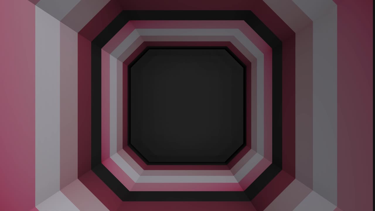 patrón geométrico abstracto con líneas rosadas, negras y blancas