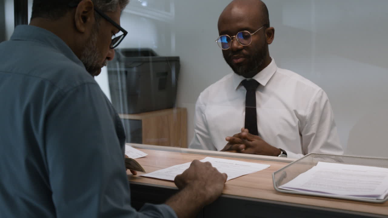 Business Meeting and Contract Signing