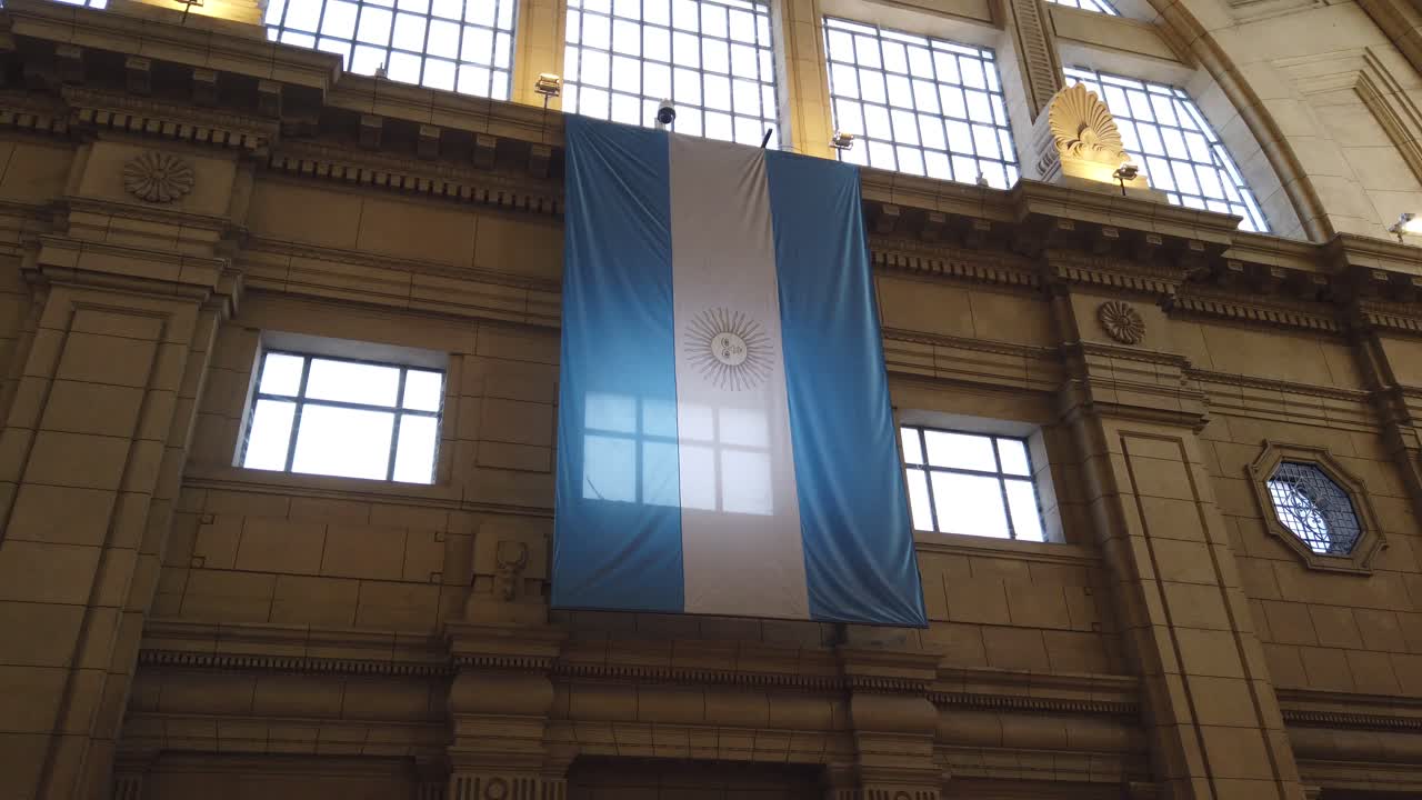 아르헨티나 발이 철도 홀에 전시되어 있습니다.