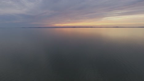 Kurische-Nehrung-Bei-Sonnenuntergang.-Luftaufzug