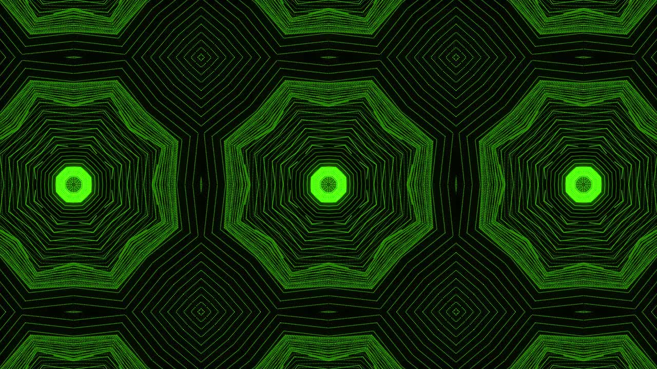 patrón de color verde diseño gótico animación gráficos de movimiento