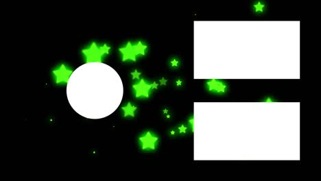 iluminación del objeto tarjeta final pantalla final gráficos de movimiento