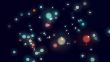 4k abstract circular bokeh background