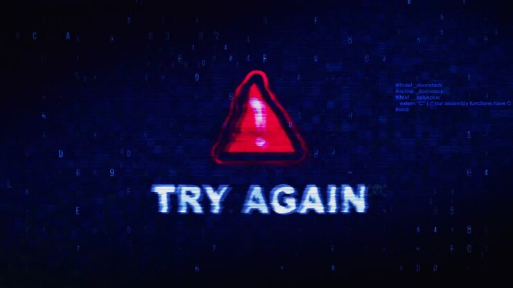 Error Message: Try Again